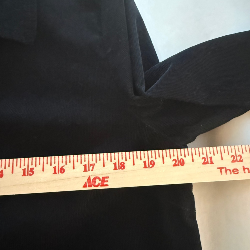 Thought Black Corduroy Button Front Long Sleeve Shirt Dress Size‎ 14 Sustainable - Picture 5 of 9